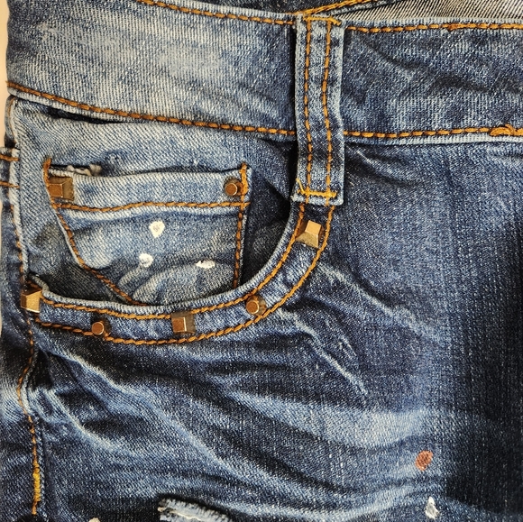 Dollhouse Crazy Sexy Cool Distressed Jeans size 7 - Picture 6 of 9